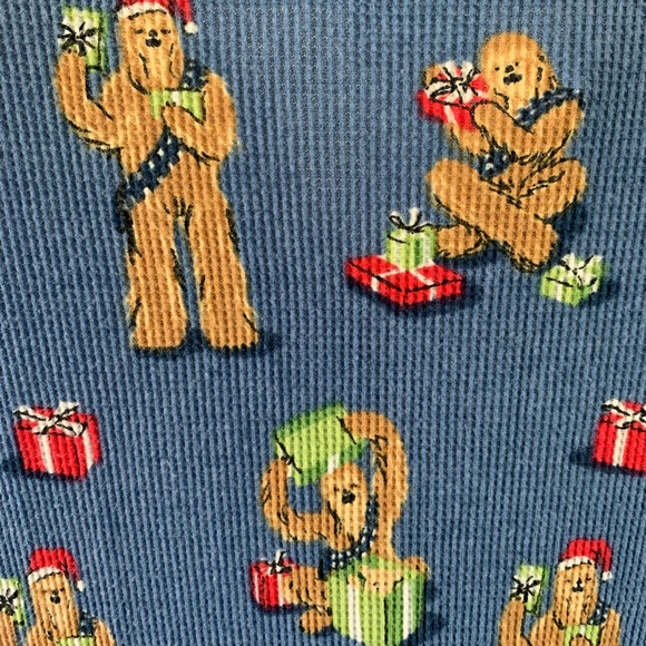 Star Wars Chewbacca One Piece Holiday Pajamas / Adult Size Small - Picture 12 of 12